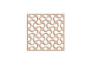  Panou decorativ traforat perete din mdf natur 4 mm. PP20